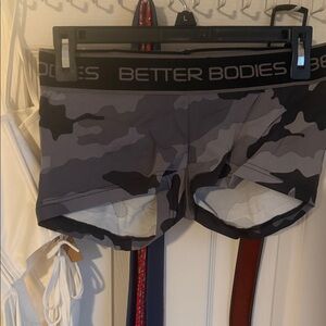 BETTER BODIES women’s Boxer shorts - Black Camouflage